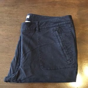 Loft TALL skinny Zipper Pants